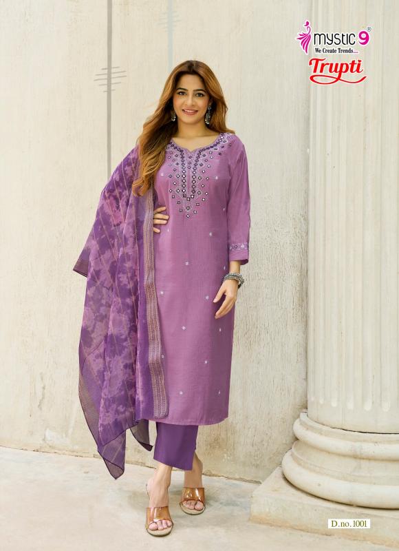 Mystic9 trupti vol 1 straight kurtis wholesale